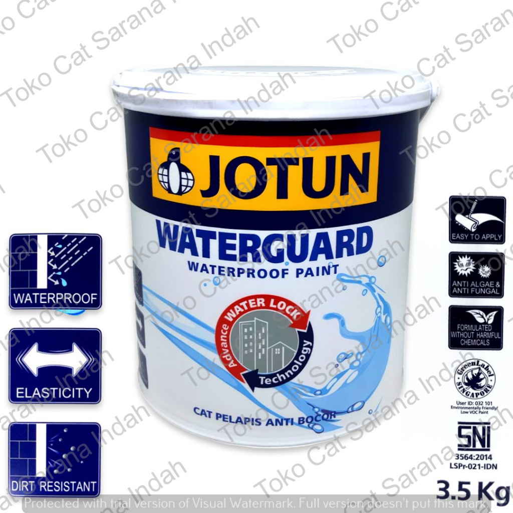 Jual JOTUN Waterguard - GREY 3.5 lCat Pelapis Anti Bocor | Shopee Indonesia