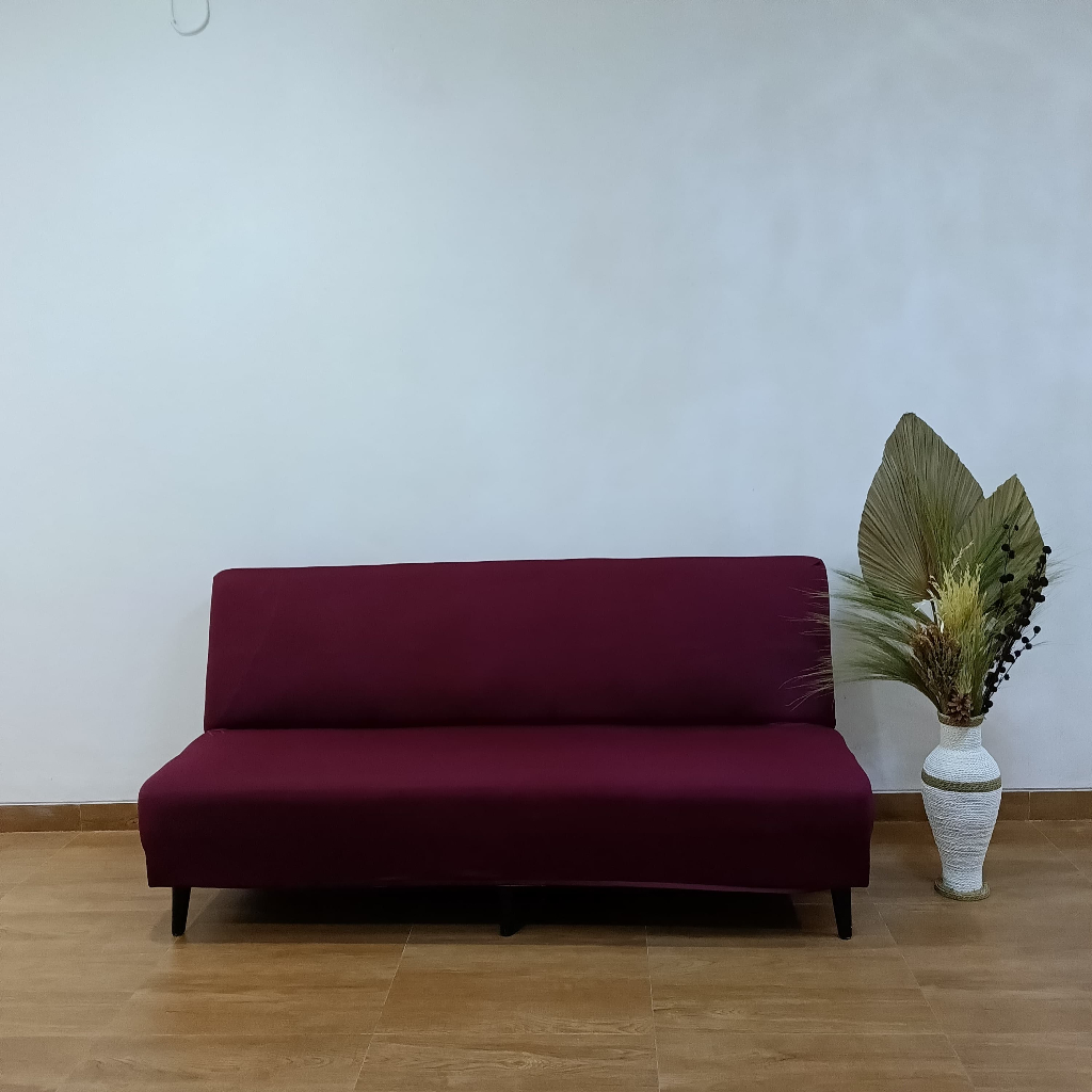 Jual cover sofa bed INFORMA sarung penutup sofa STRETCH sarung sofa bed