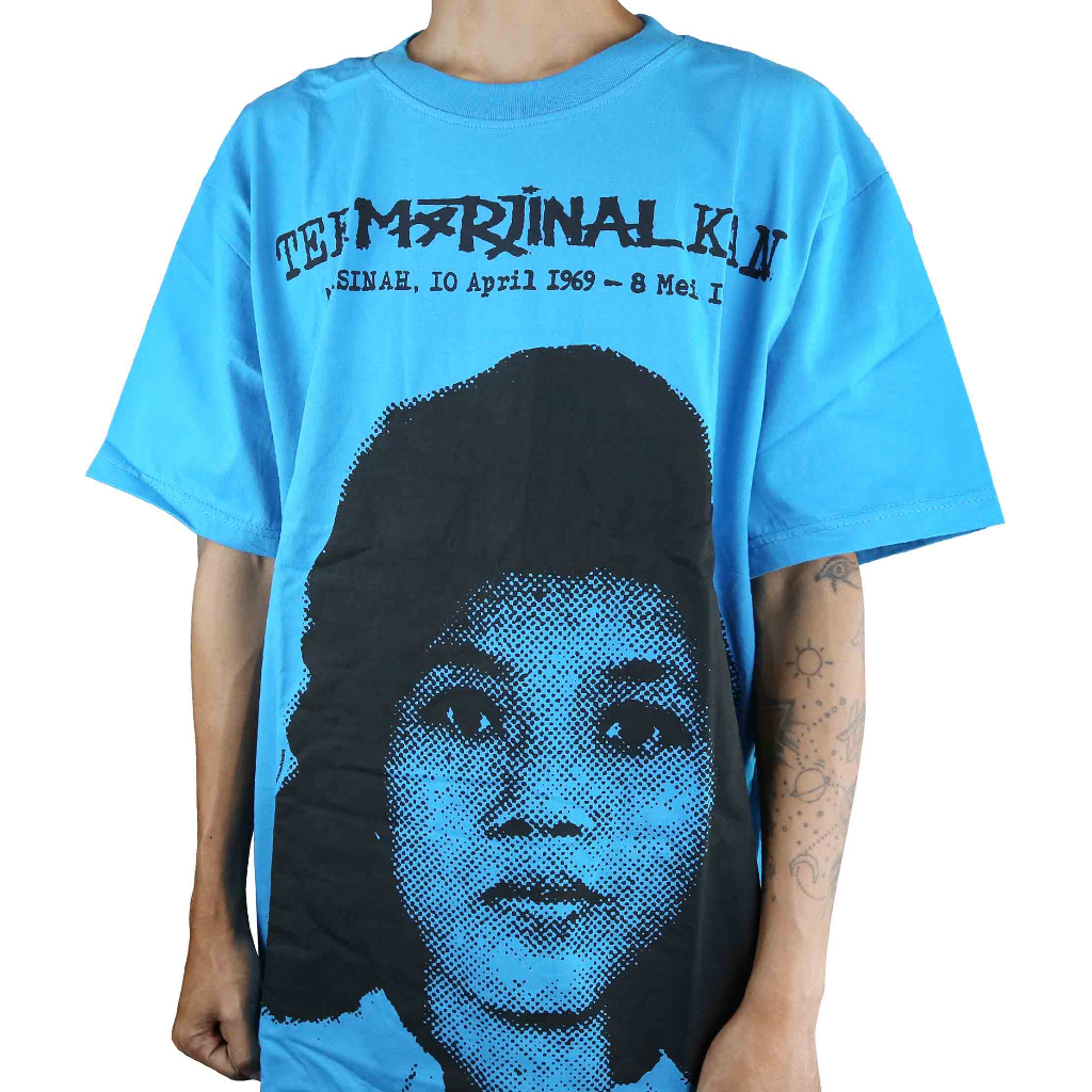 Jual Original Marjinal - Marsinah Blue Tshirt | Shopee Indonesia