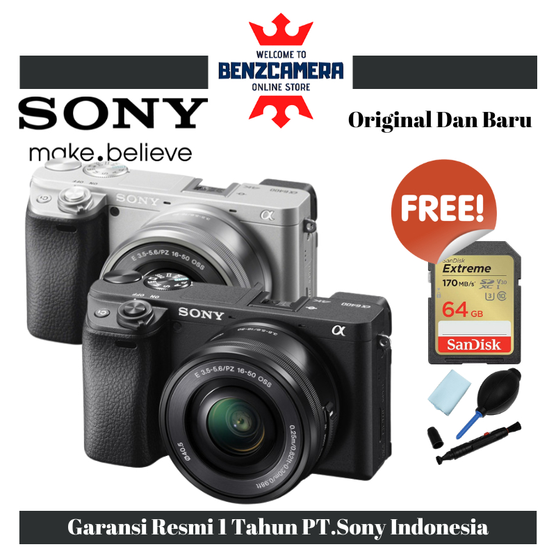 Jual Sony a6400 Kit 16-50mm Kamera Mirrorless | Shopee Indonesia
