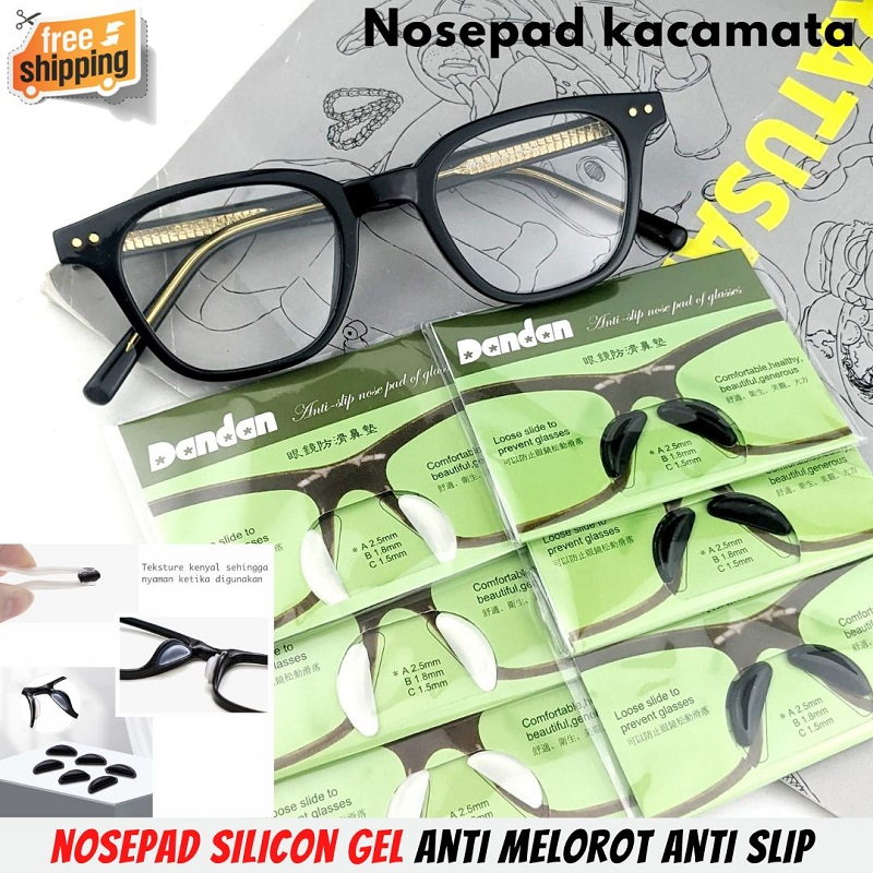 Jual Nosepad Sticker kacamata Pengganjal Hidung Penyangga Non Slip ...