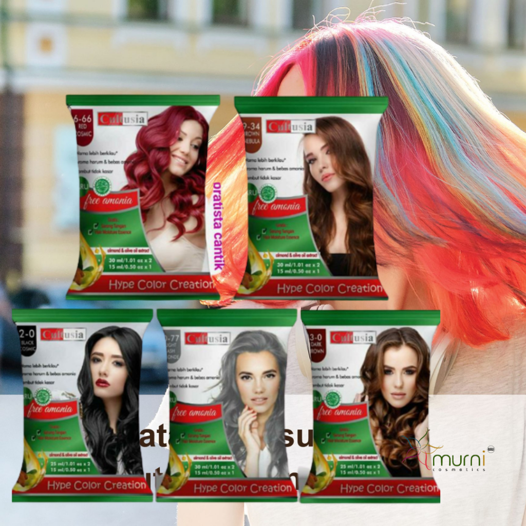 Jual CULTUSIA HYPE COLOR CREATION SACHET | Shopee Indonesia