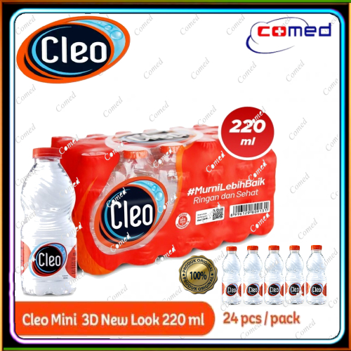 Jual Cleo Mini 220ml Isi 24 Botol Cleo Smart Air Mineral Botol Mini 220ml Khusus Gosend 5829
