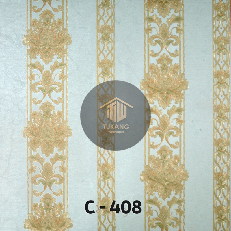 Jual WALLPAPER DINDING VINYL [ 3D PREMIUM ] KLASIK LUXURY BERTEKSTUR