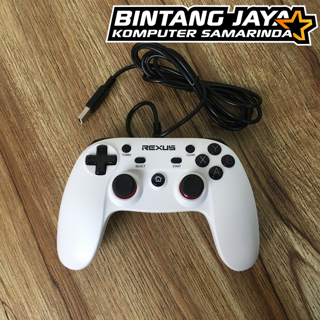 Jual Gamepad Multi Platform Rexus GX1 Gladius (Android/PC/PS3) - White ...