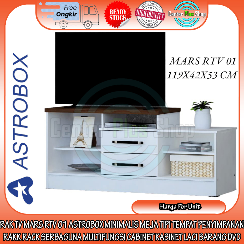 Jual [Instan] RAK TV MARS RTV 01 ASTROBOX MINIMALIS LEMARI TIVI MEJA ...