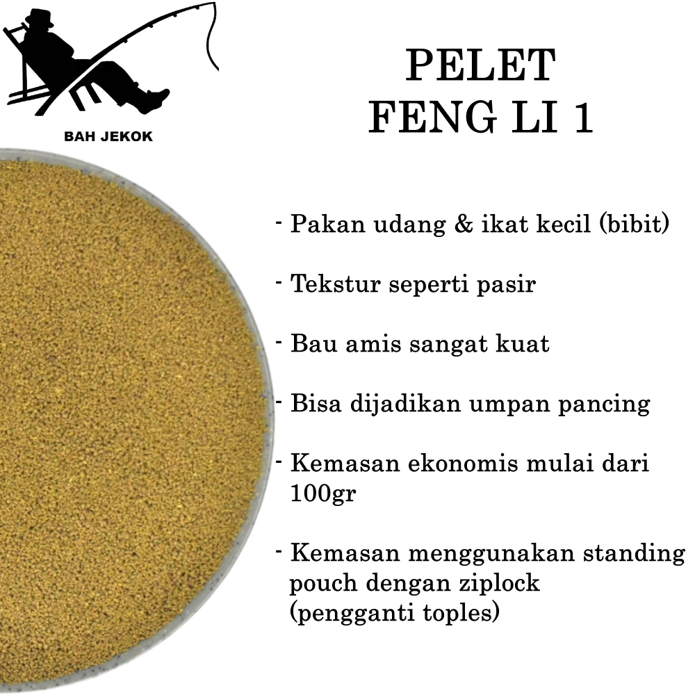Jual Pelet Feng li 1 Umpan Pakan Ikan Akuarium Hias Bibit Burayak ...