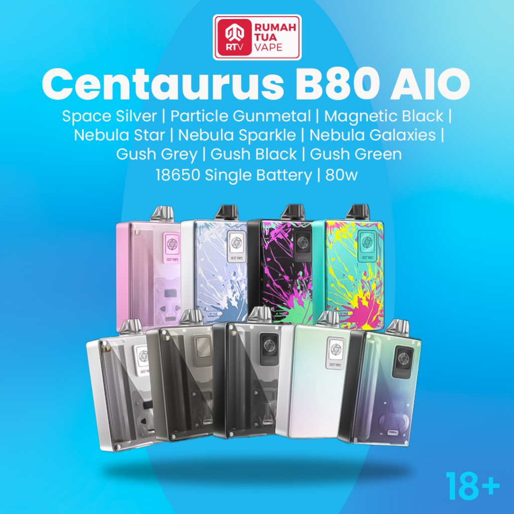 Jual CENTAURUS B80 AIO 80W 18650 SINGLE BATTERY | Shopee Indonesia