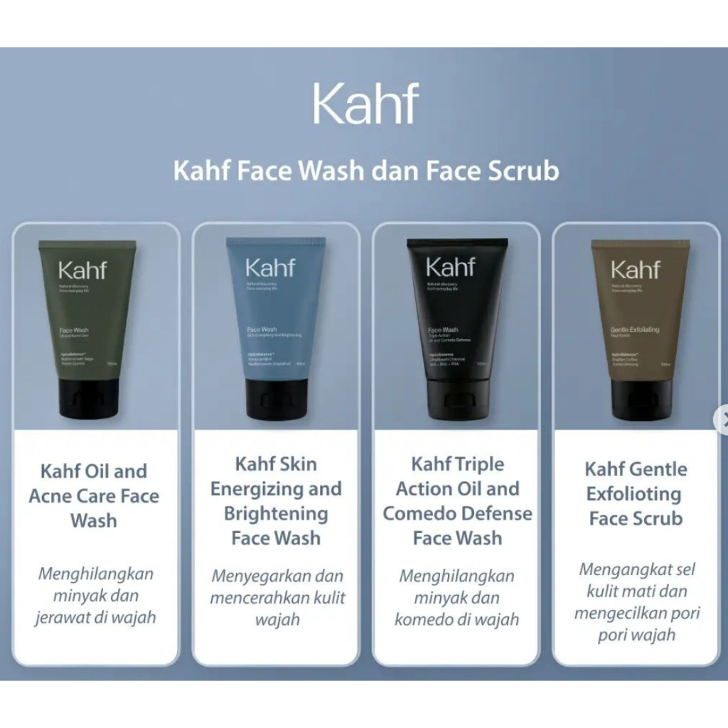 Jual KAHF Facial Wash Shopee Indonesia