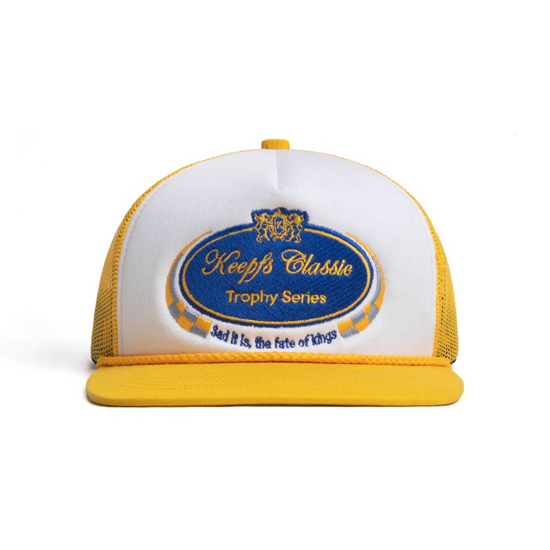 Official Milk & Mocha Reversible Bucket Hat - Beach Day Embroidery, White/Yellow, One Size Fits Most