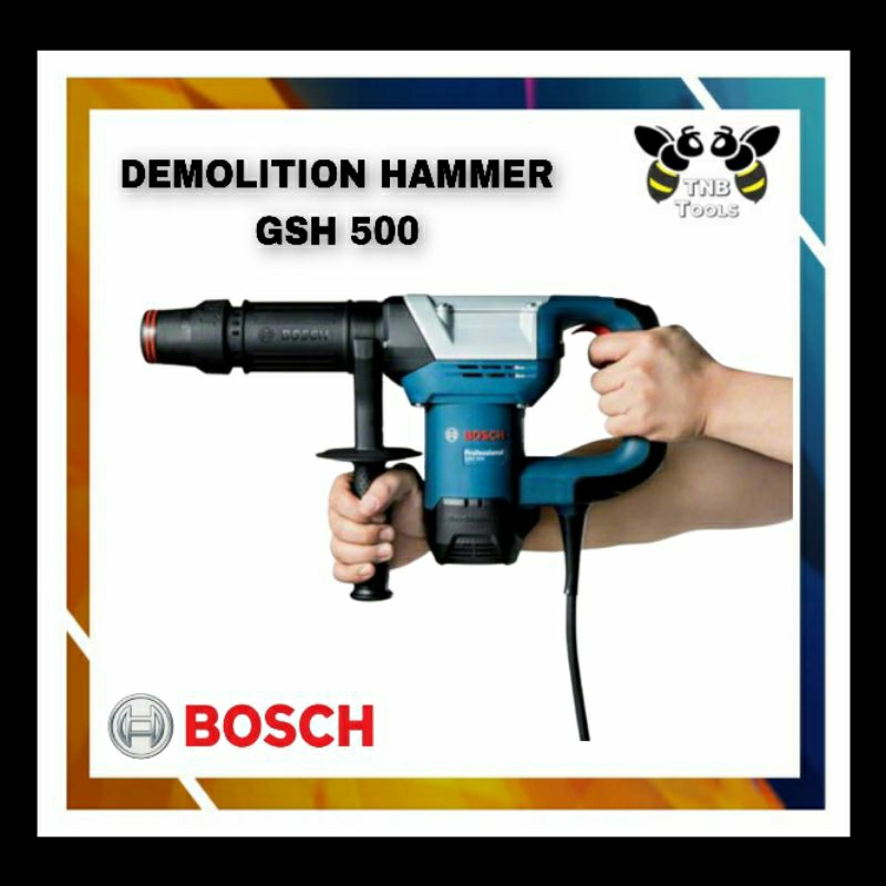 Jual BOSCH Demolition Hammer GSH 500 GEN 2 | Mesin Pemecah Penghancur ...