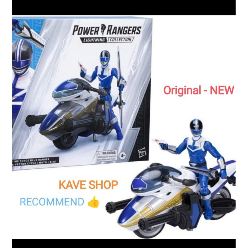 Jual Power Rangers Time Force Blue Ranger Vector Cycle MotoBike ...