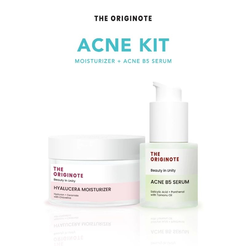 Jual Ready the originote Moisturizer + the originote acne B5 serum/Acne