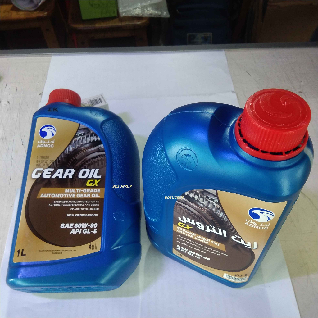 Jual ADNOC VOYAGER GEAR OIL GX 80W90 API GL5 OLI GARDAN OLI TRANSMISI