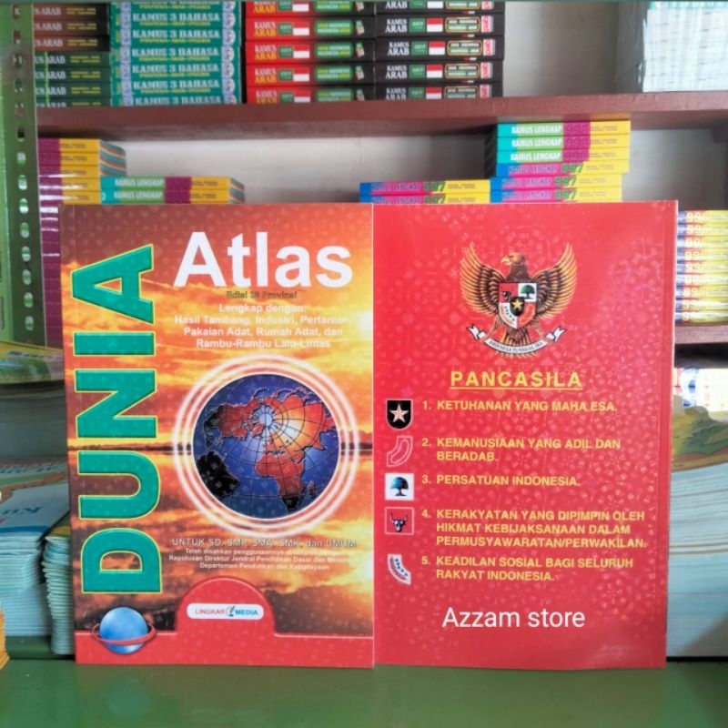 Jual BUKU ATLAS // Atlas Dunia Dan Indonesia 38 Propinsi Edisi Terbaru ...