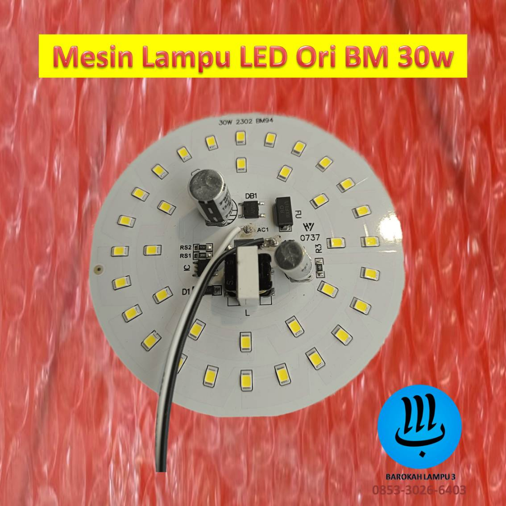 Jual PCB Lampu LED / Ori BM / MSL / 7w 9w 12w 15w 18w 20w 25w 30w 40w ...