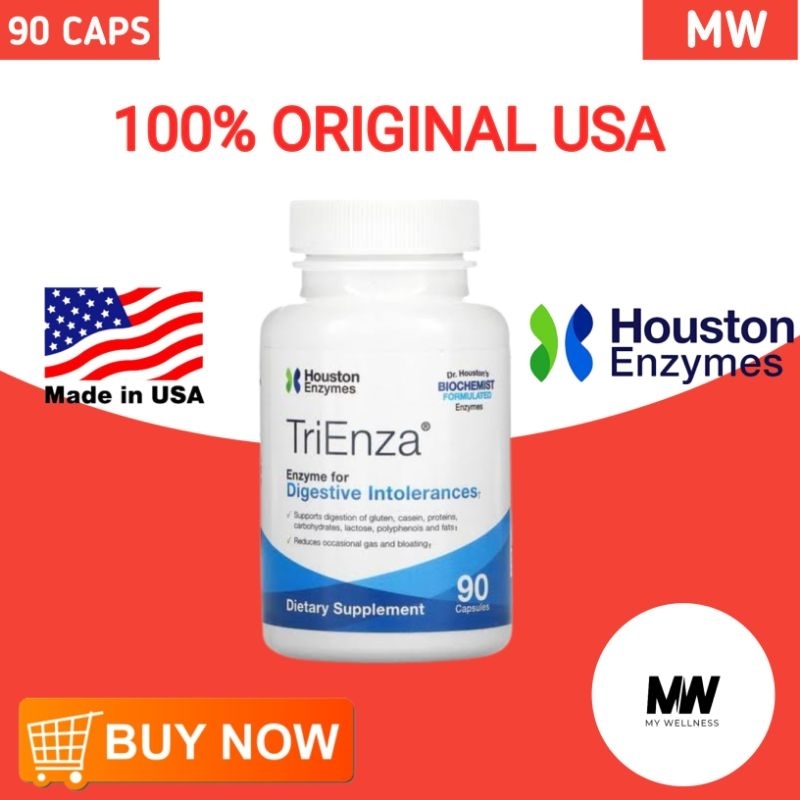 Jual Houston Enzymes TriEnza BroadSpectrum Enzymes for Digestive