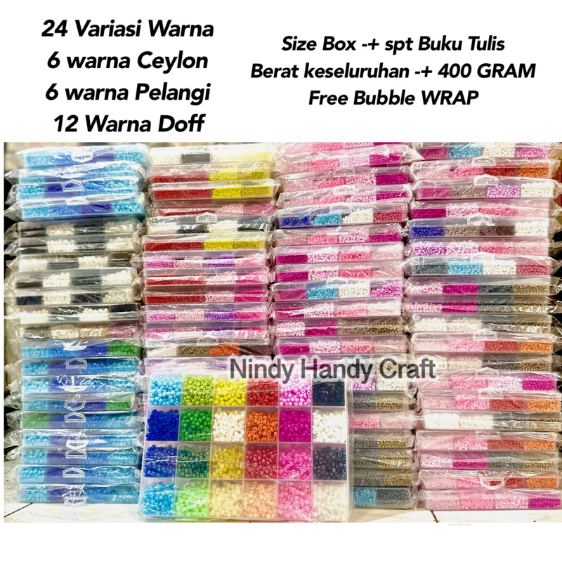 Jual Set paket Manik Pasir Per Box - Mote Pasir - Manik Pasir | Shopee ...