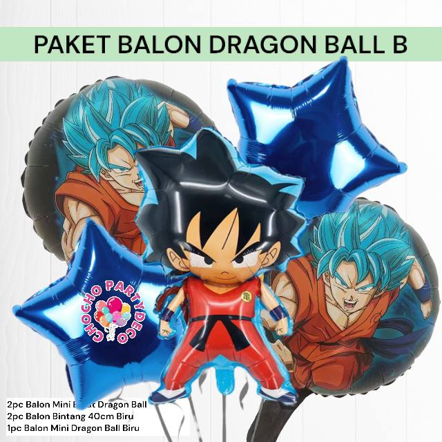 Jual Paket Balon DRAGON BALL B / Dekorasi Ulang Tahun Dragon Ball Super ...