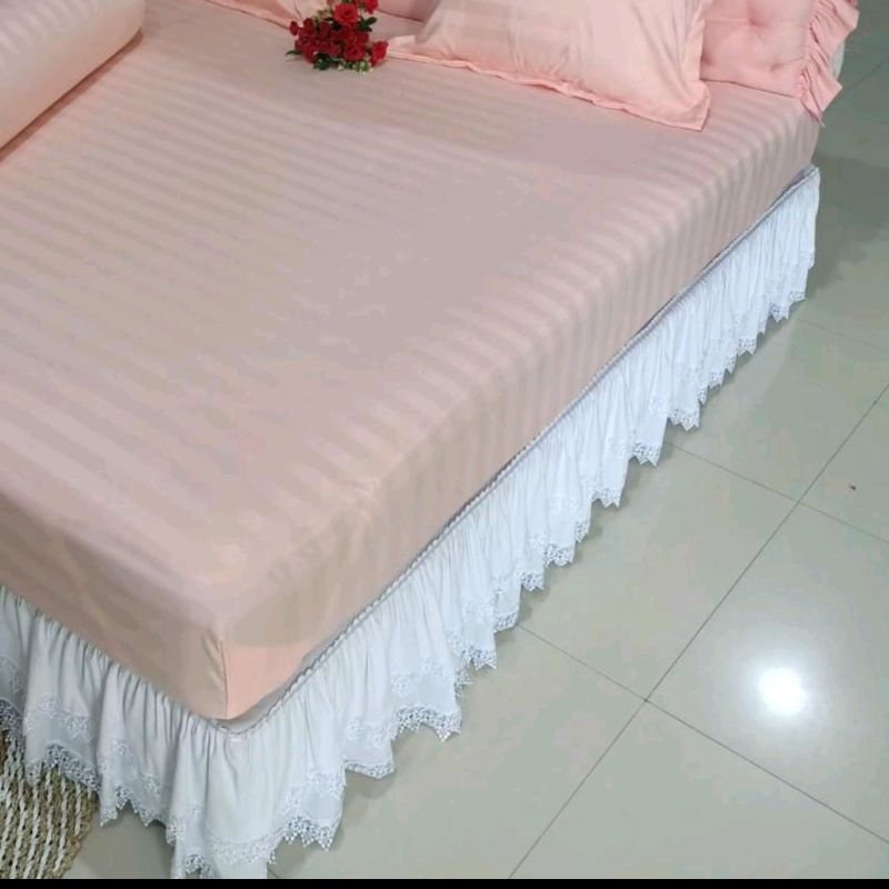 Jual rumbai 2 tingkat bahan cvc untuk dipan mewah uk:180x200 tinggi ...