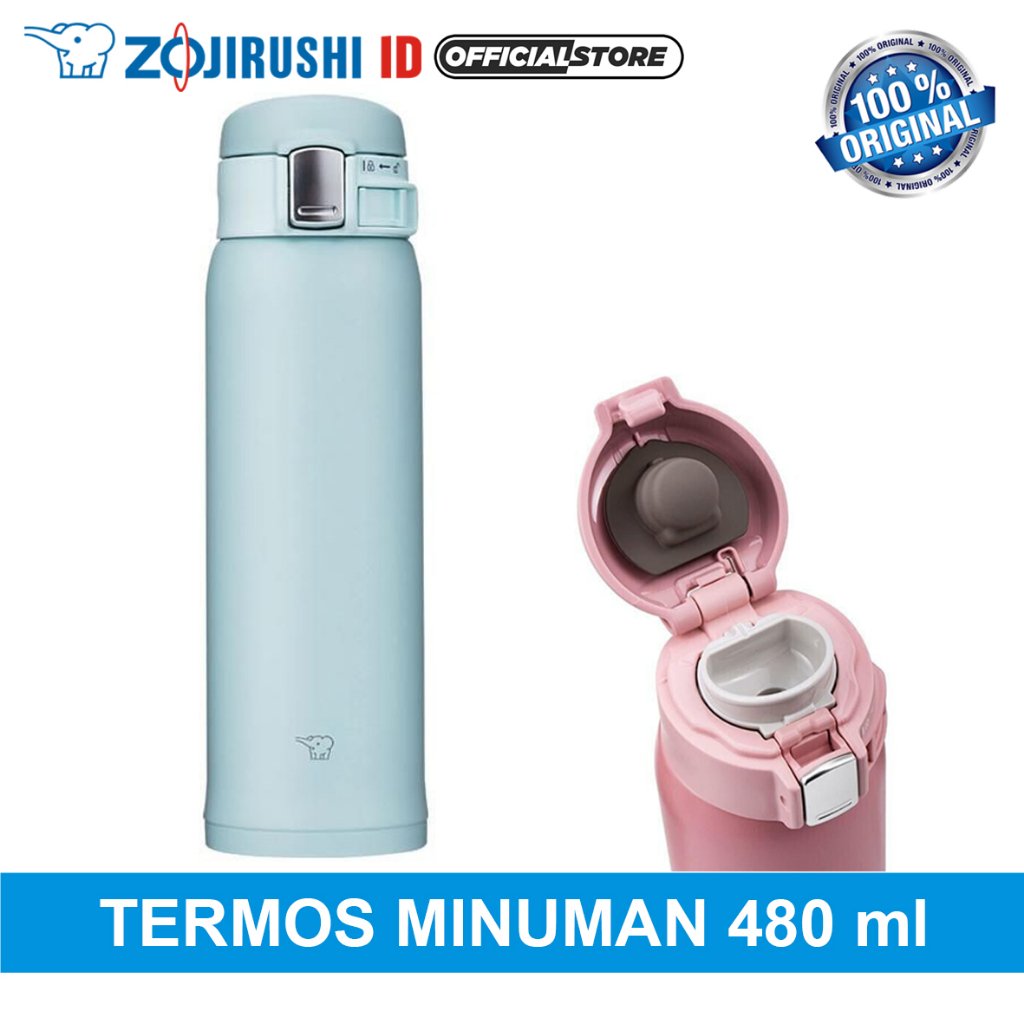 Jual Zojirushi SM-SF48 AM Essential Lock Tumbler Vacuum Stainless ...