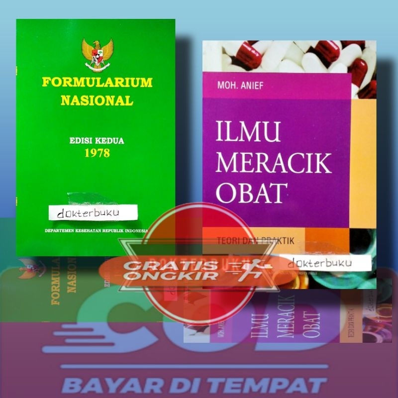 Jual PAKET 2 BUKU FORMULARIUM NASIONAL ( FORNAS ) - ILMU MERACIK OBAT ...