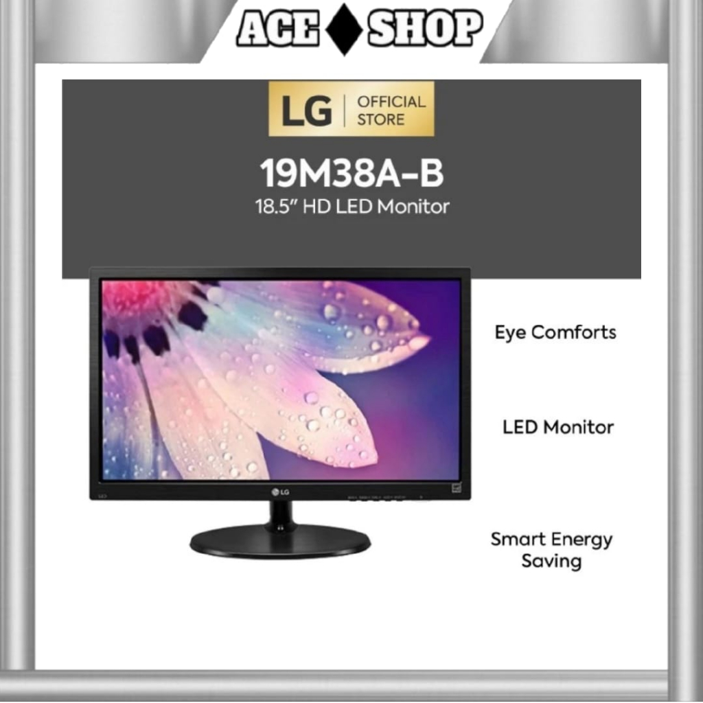 Jual LG 19M38A-B 18.5" HD LED Monitor | Shopee Indonesia