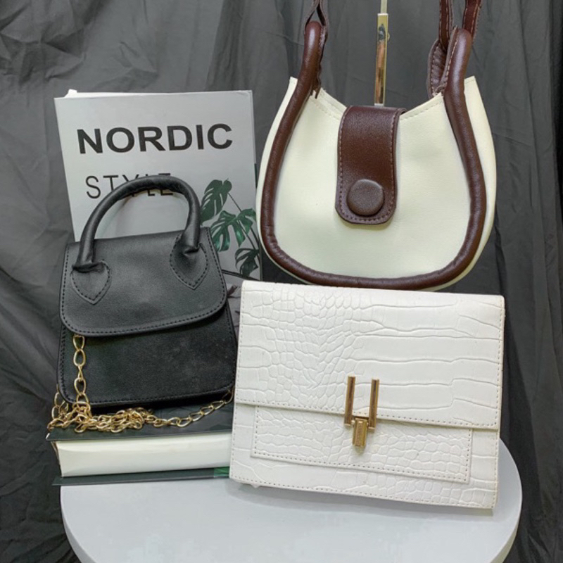 Jual Tas Wanita Paket Hemat Bundling Isi 3 Pcs ( Anabel + Angel + Monic