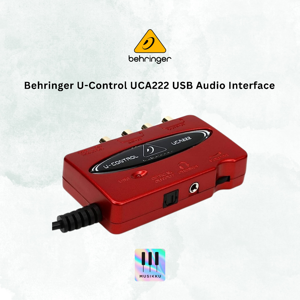 Jual Behringer UCA222 UltraLow Latency 2 In/2 Out USB Audio Interface