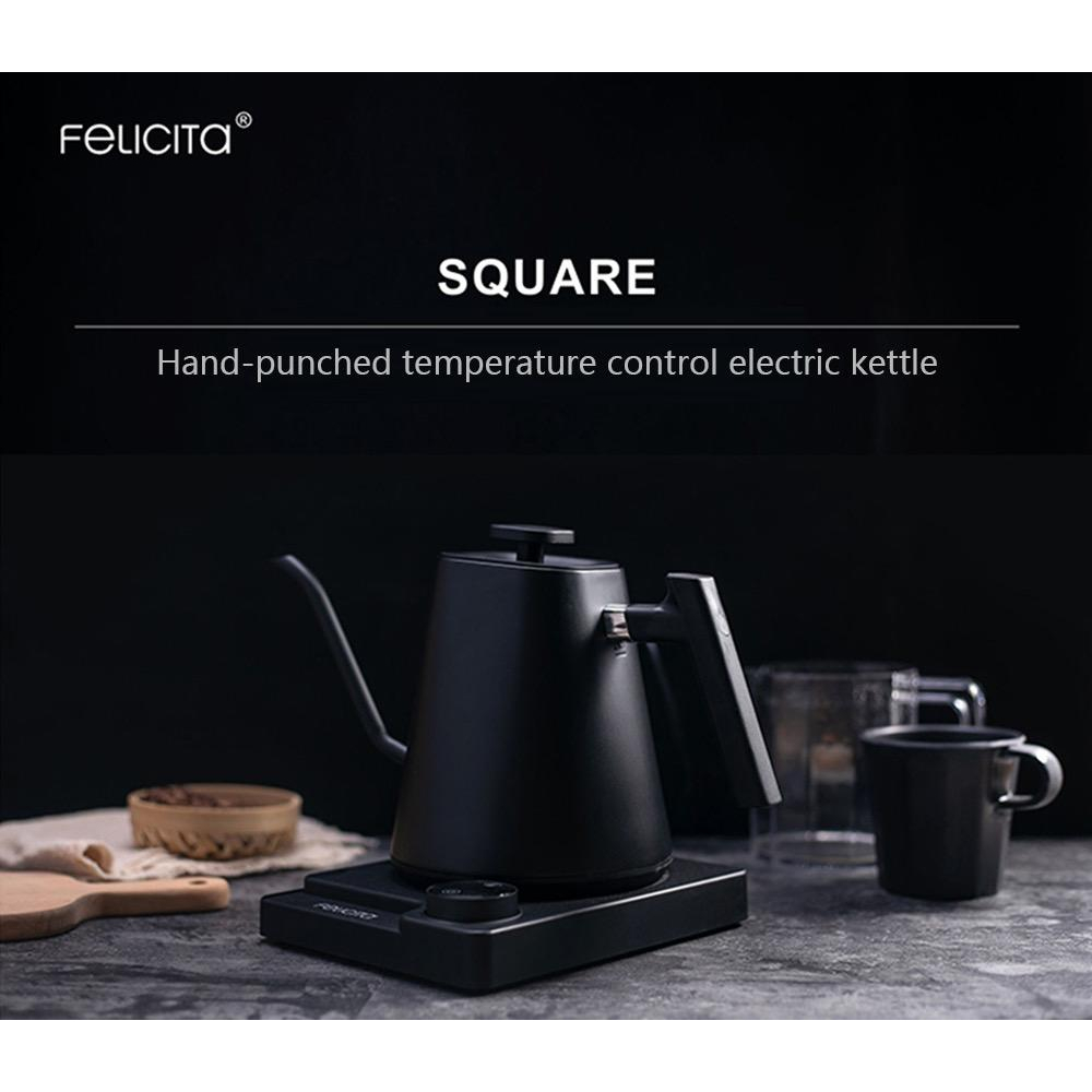 Jual felicita squares electric gooseneck kettle / teko leher angsa