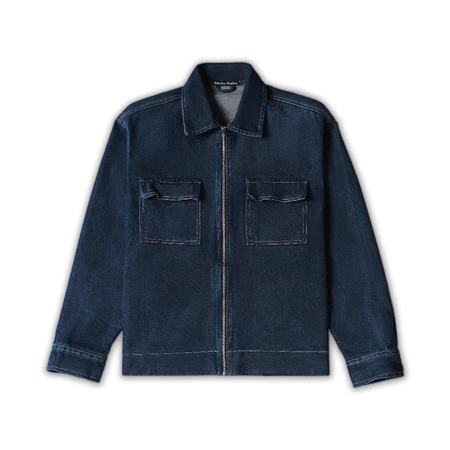 RK002 Arholma Studios - Denim Zip Jacket 'Hiraeth' Savage Blue