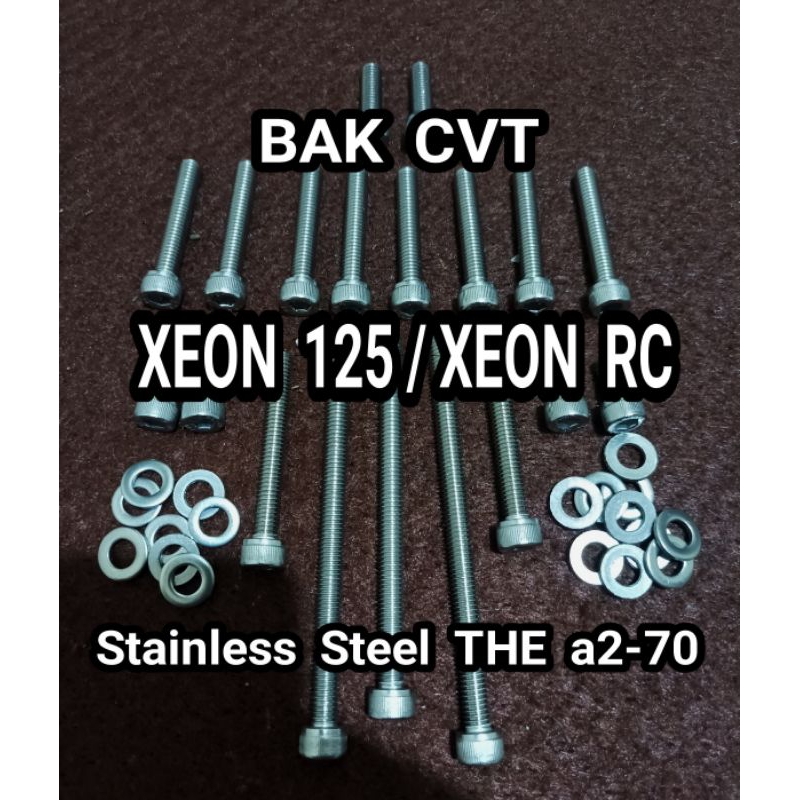 Jual Baut Cvt Xeon Set L Stainless Shopee Indonesia