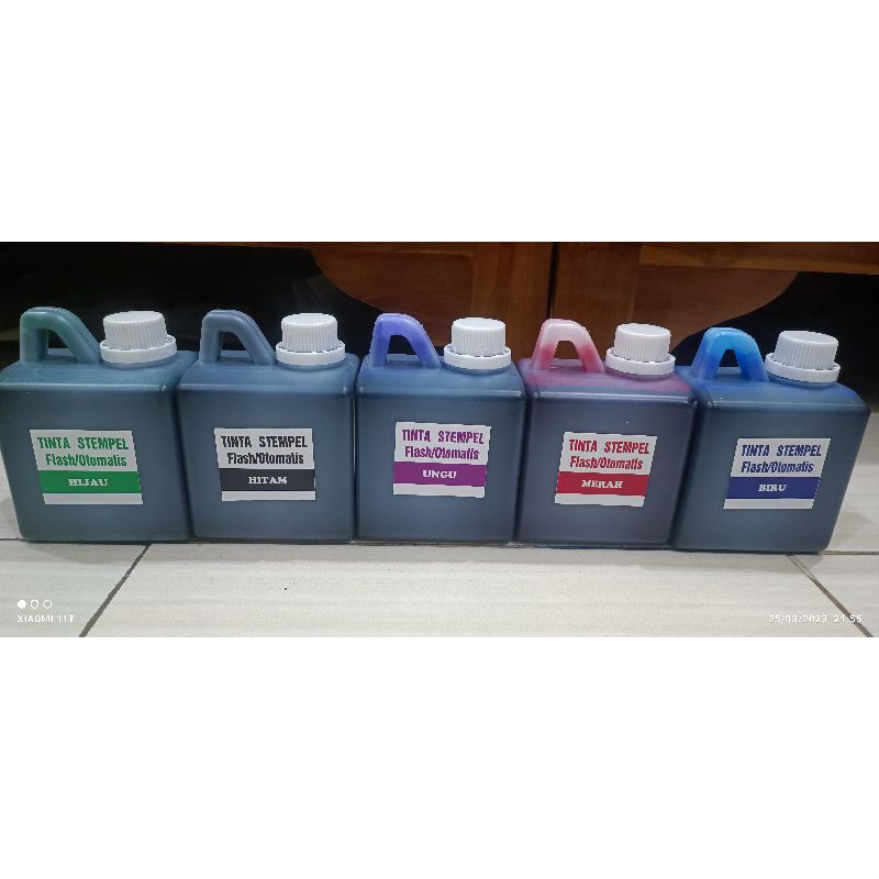 Jual Tinta Stempel Flash Otomatis Ml All Variant Warna Buat Kertas