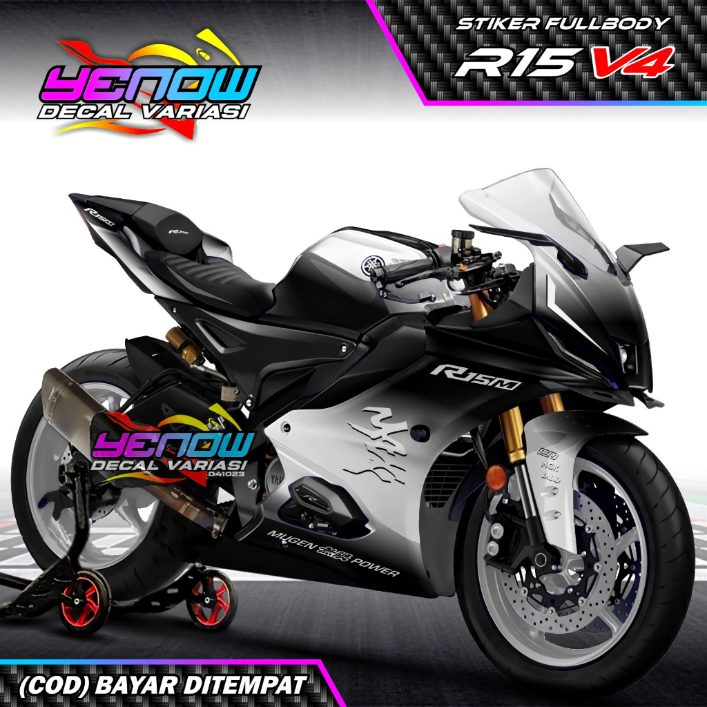 Jual Decal R15 V4 Stiker Motor Fullbody Variasi Skotlet 2 Warna New ...