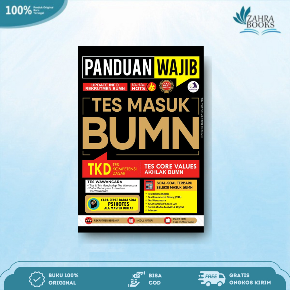 Jual BUKU PANDUAN WAJIB TES MASUK BUMN By Farahayu Dwi Rahmawati, S.Si ...