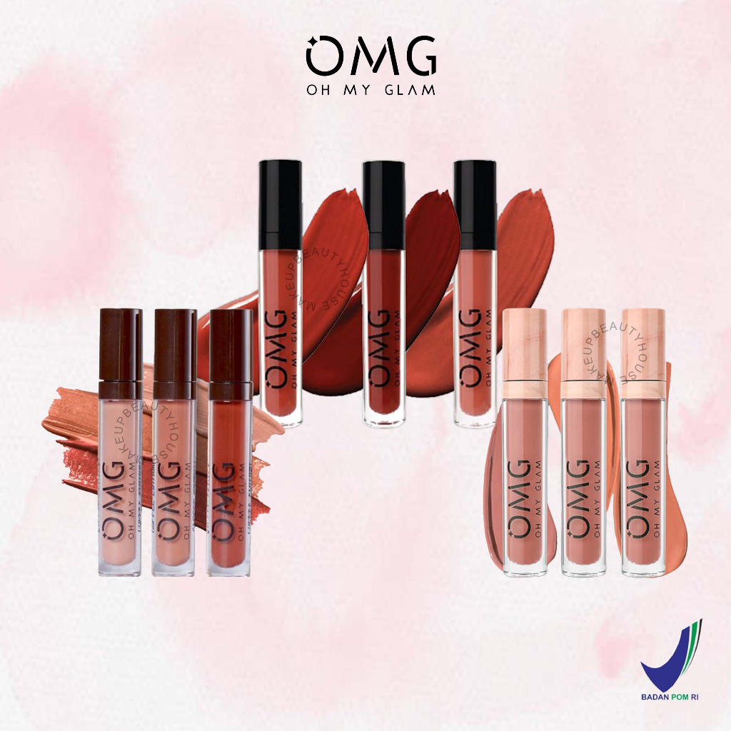 Jual OMG OH MY GLAM Matte Kiss Lip Cream 3.5g | Socialite Edition ...