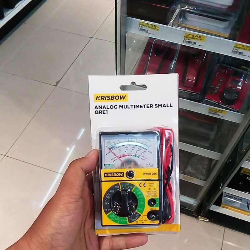 Jual Multimeter Analog Krisbow Kecil Alat Ukur Multitester Shopee Indonesia