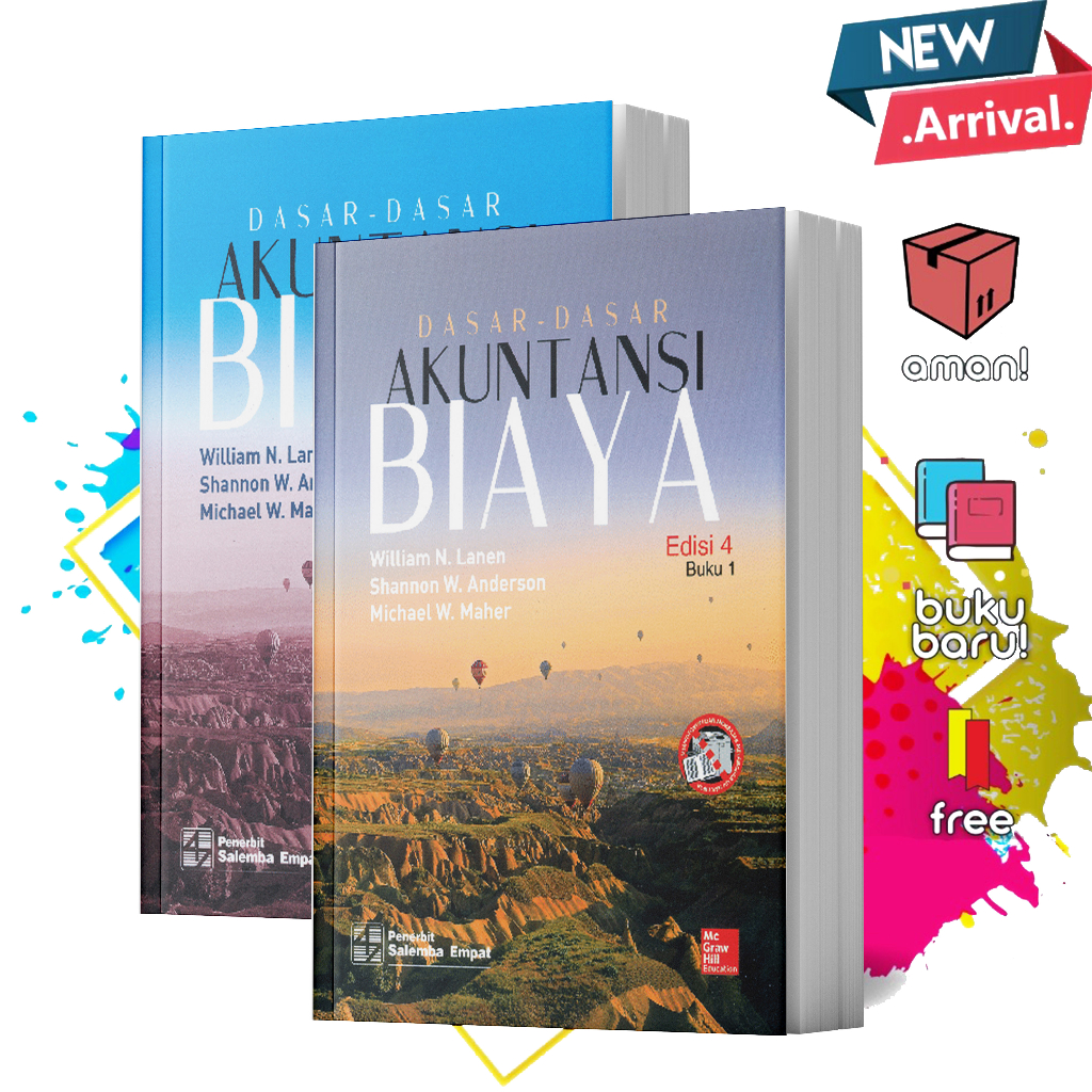 Jual PAKET Dasar Dasar Akuntansi Biaya Edisi 4 Buku 1 Dan 2 - William N ...