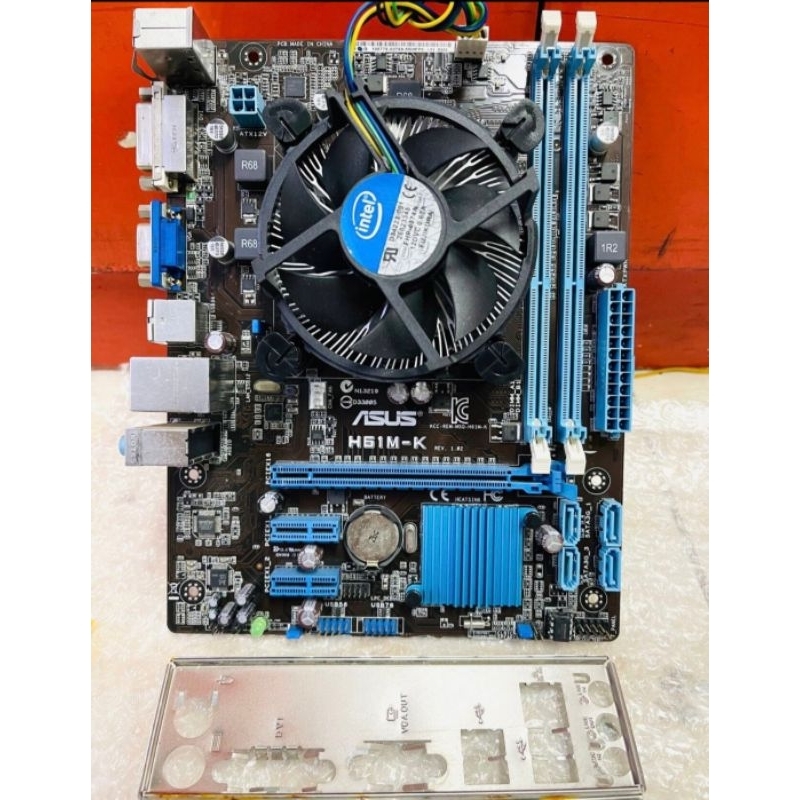 Jual Mainboard H61 Ddr3 Gigabyte Asus Paket Core I3 3220 Gen 3 Ram 8gb ...