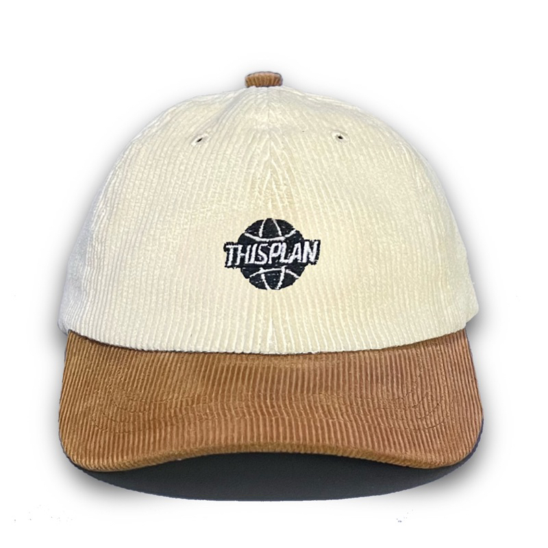 Jual Topi Baseball Corduroy Caps Cream Mocca Thisplan | Shopee Indonesia