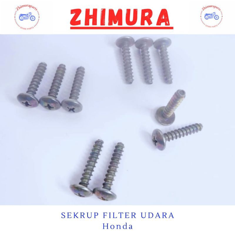 Jual Isi Pcs Sekrup Skrup Filter Udara Beat Vario Scoopy Spacy Genio Pcx Adv Shopee Indonesia