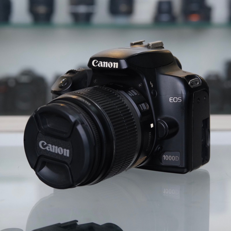 Jual Canon eos 1000D kamera dslr 1000 d plus lensa kit | Shopee Indonesia