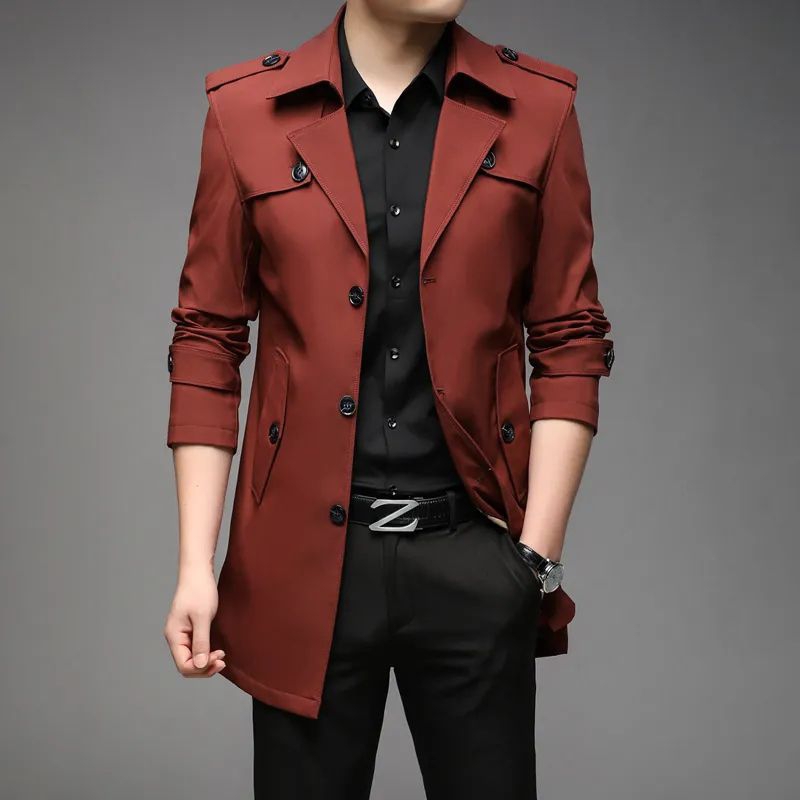 Jual jaket jubah pria jaket casual jaket blejer pria jaket musim gugur ...