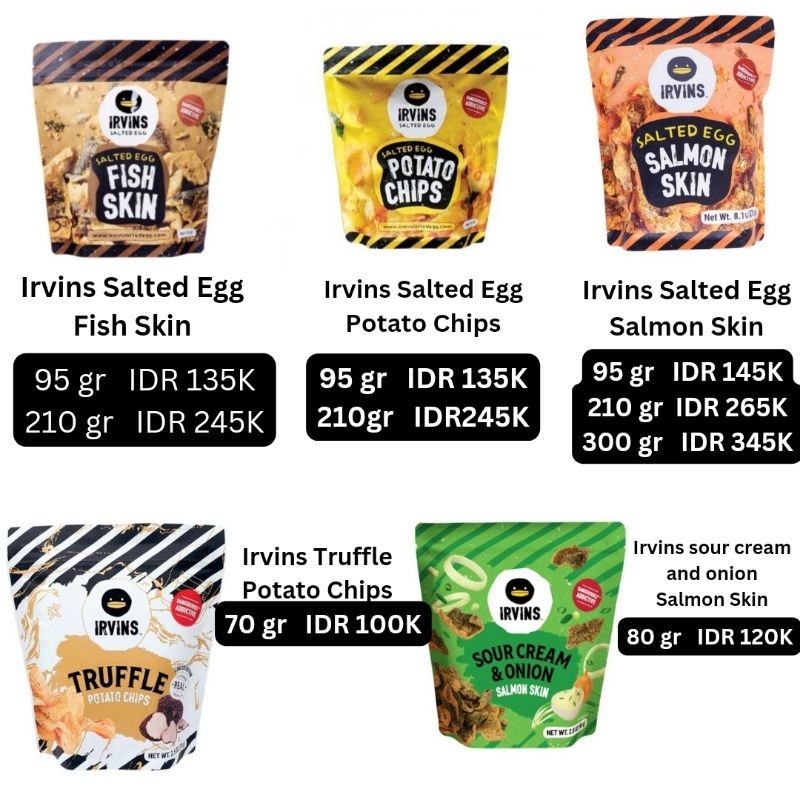 Jual Irvins Snack Salted Egg Asli SG | Shopee Indonesia