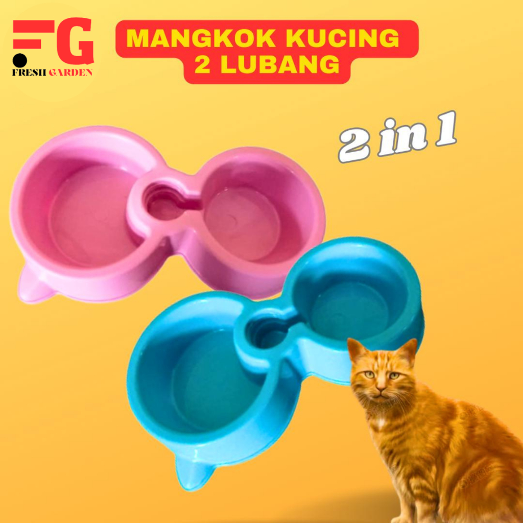 Jual Mangkok Makan Kucing 2 In 1 Anti Semut Tempat Makan Kucing Anjing ...