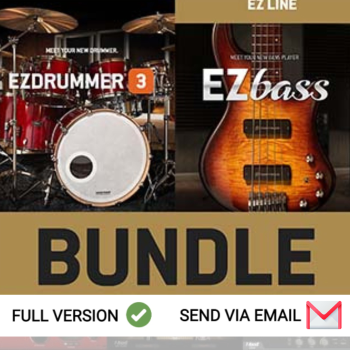 Jual PAKET BUNDLE LENGKAP SOFWARE RECORDING EZDRUMMER 3, EZ BASS, EZ