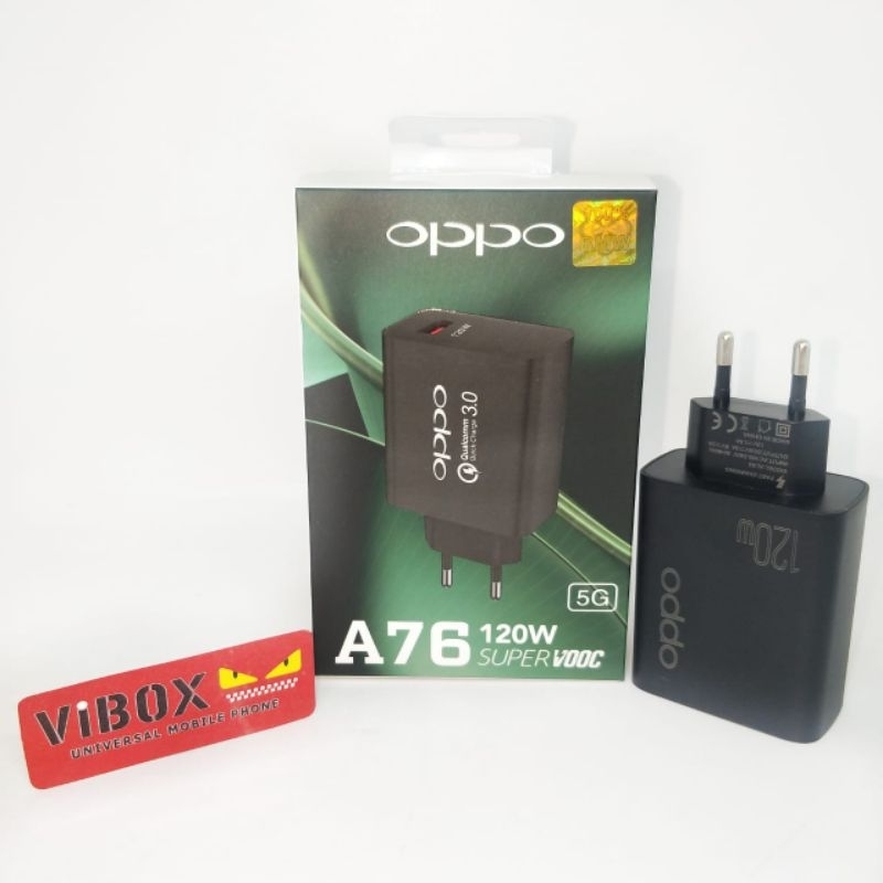 Jual Batok Black Oppo A76 5G 120w Support FastCharging & SuperVooc