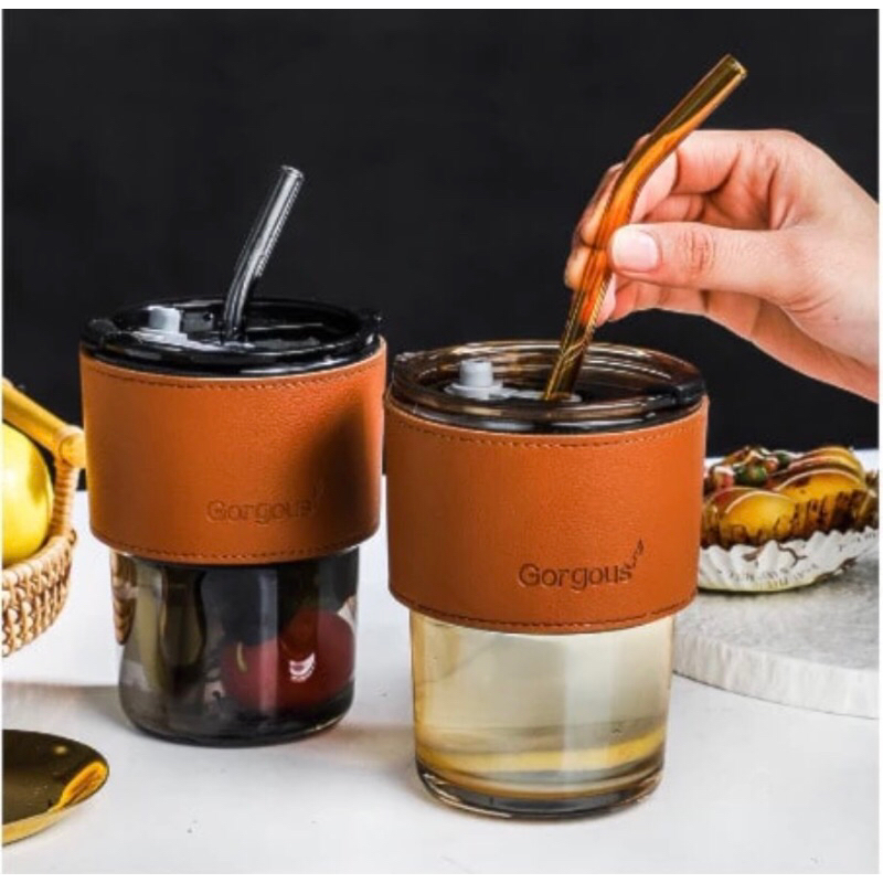 Jual Gelas Tumbler Kaca Transparan Aesthetic Ml Shopee Indonesia