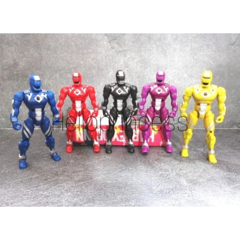 Jual FIGURE POWER RANGER ISI 6 PCS | Shopee Indonesia