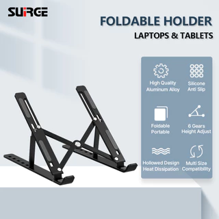 SUIRGE Lipat Laptop Holder Notebook Adjustable Anti Slip Stand Portable